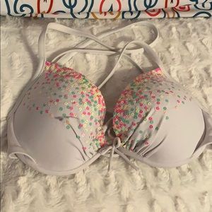 Victoria Secret Sparkly Bikini Top